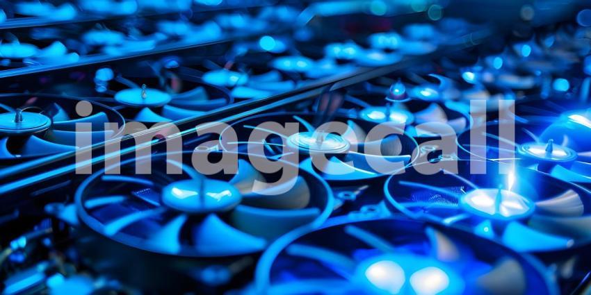 The Engine of Innovation: A Close-Up of a High-Performance GPU Mining Rig