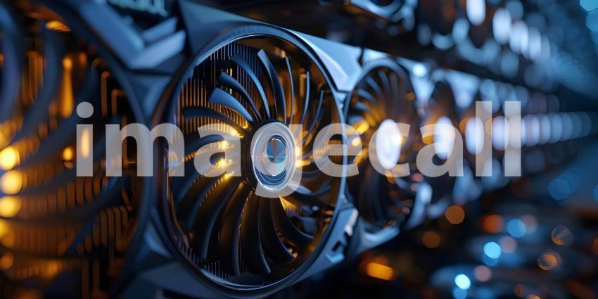 The Engine of Innovation: A Close-Up of a High-Performance GPU Mining Rig