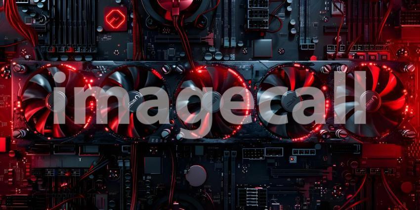 The Engine of Innovation: A Close-Up of a High-Performance GPU Mining Rig