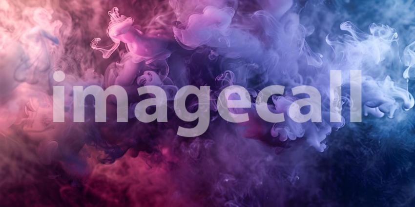 Ethereal Ink Dance: A Whirlwind of Red, Blue, and White Hues