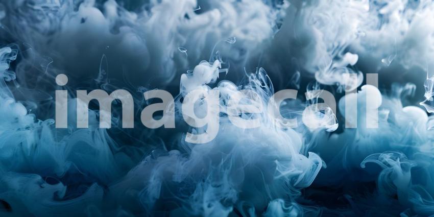 Ethereal Ink Dance: A Whirlwind of Red, Blue, and White Hues