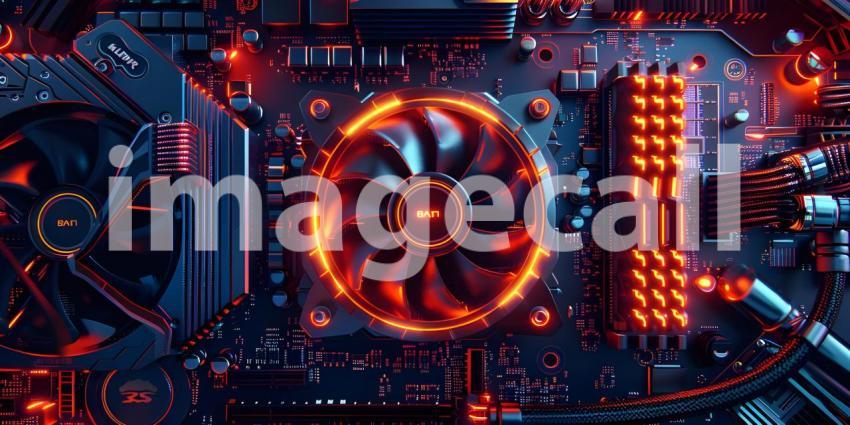 The Engine of Innovation: A Close-Up of a High-Performance GPU Mining Rig