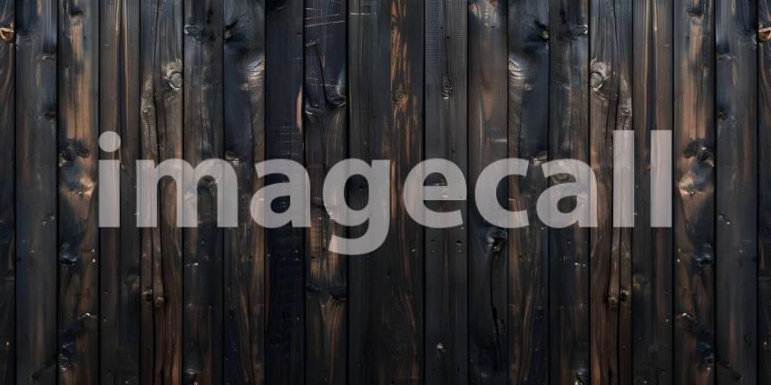 Charred Wood Wall: A Rustic and Textured Background in Shades of Black and Brown