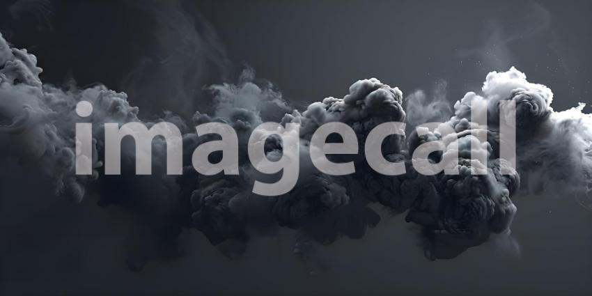 Abstract Smoke Swirls: A Study in Contrast and Movement