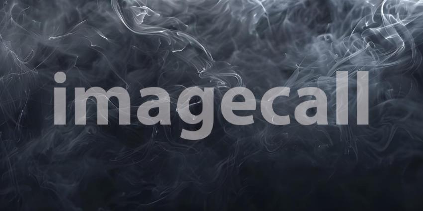 Abstract Smoke Swirls: A Study in Contrast and Movement