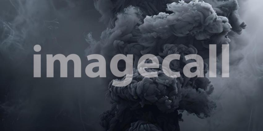 Abstract Smoke Swirls: A Study in Contrast and Movement