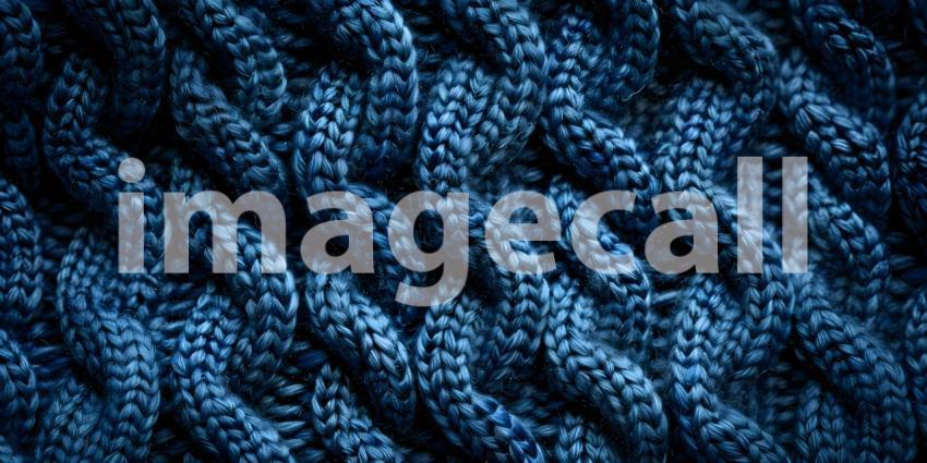 Intertwined Threads: A Textured Close-Up of a Knitted Fabric