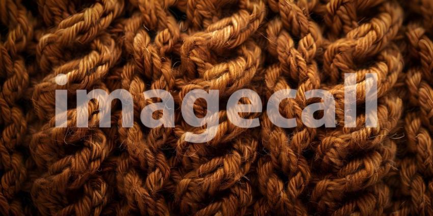 Intertwined Threads: A Textured Close-Up of a Knitted Fabric