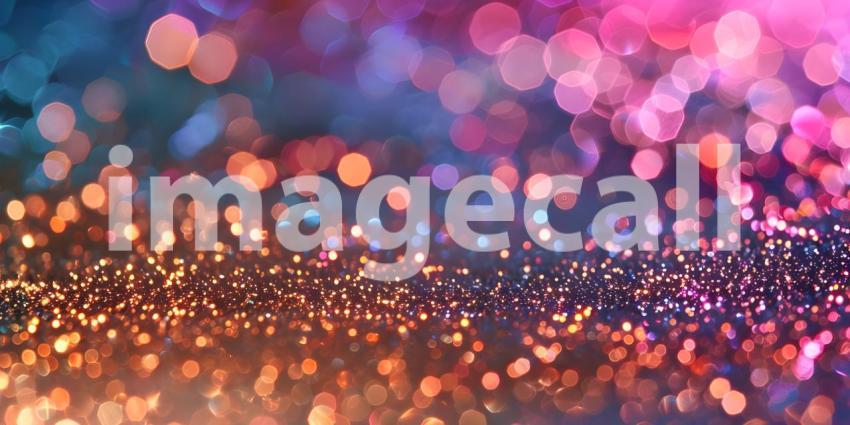 Cosmic Dreamscape: A Dreamy Landscape of Shimmering Colors and Celestial Lights