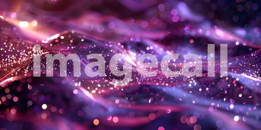 Cosmic Dreamscape: A Dreamy Landscape of Shimmering Colors and Celestial Lights