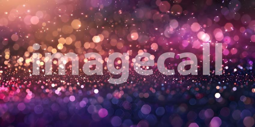 Cosmic Dreamscape: A Dreamy Landscape of Shimmering Colors and Celestial Lights