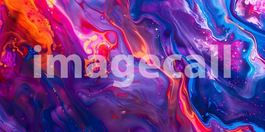 Cosmic Canvas: A Swirling Vortex of Colors Evoking the Universe, Liquid Dreams: A Surreal Abstract Painting of Blending Hues