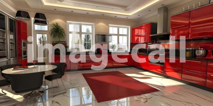 Contemporary Kitchen with Open Floor Plan and Abundant Natural Light