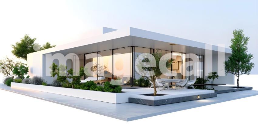 Modern Oasis: Where Indoor Living Meets Lush Greenery