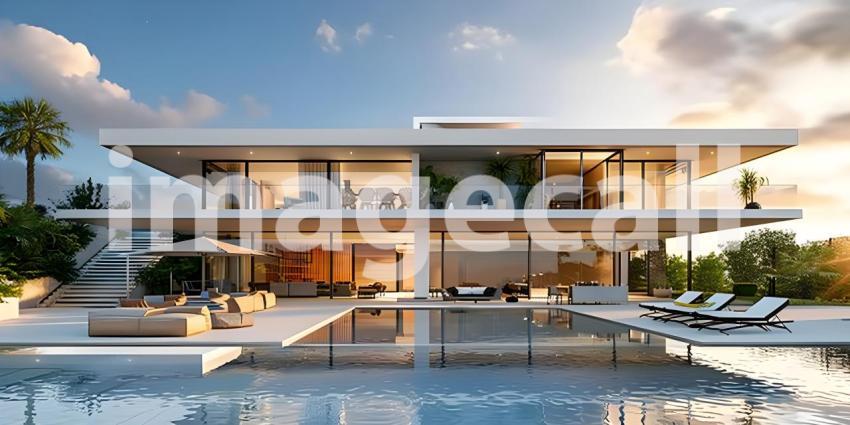 Modern Architectural Masterpiece with Expansive Views