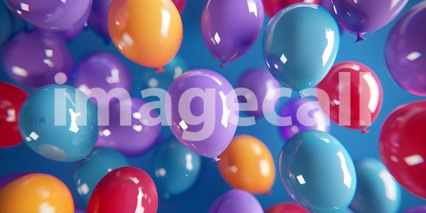 A Kaleidoscope of Joy: A Celebration in Balloons, Floating Dreams: A Bountiful Display of Balloons