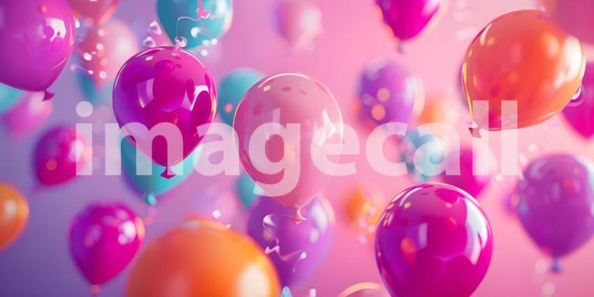 A Kaleidoscope of Joy: A Celebration in Balloons, Floating Dreams: A Bountiful Display of Balloons