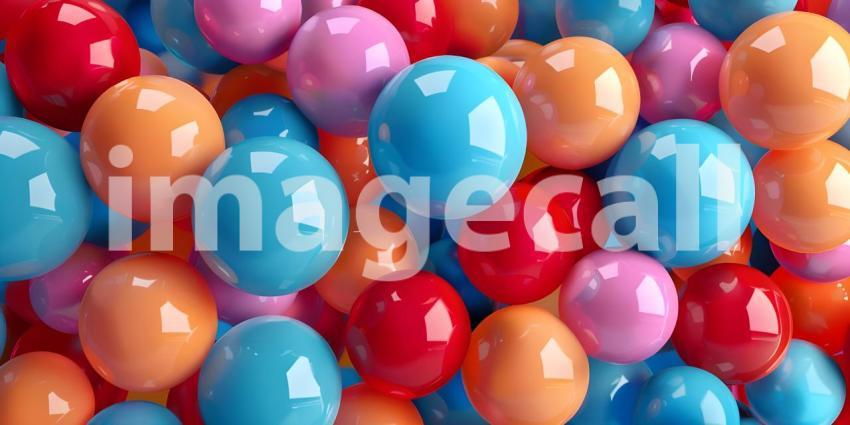 A Kaleidoscope of Joy: A Celebration in Balloons, Floating Dreams: A Bountiful Display of Balloons