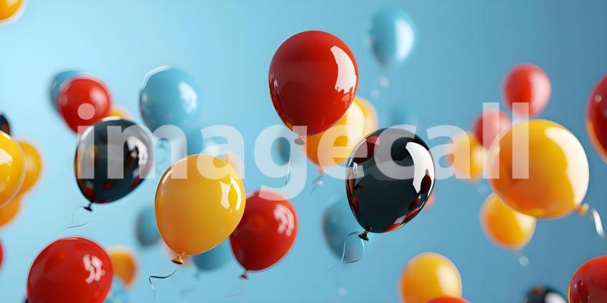 A Kaleidoscope of Joy: A Celebration in Balloons, Floating Dreams: A Bountiful Display of Balloons