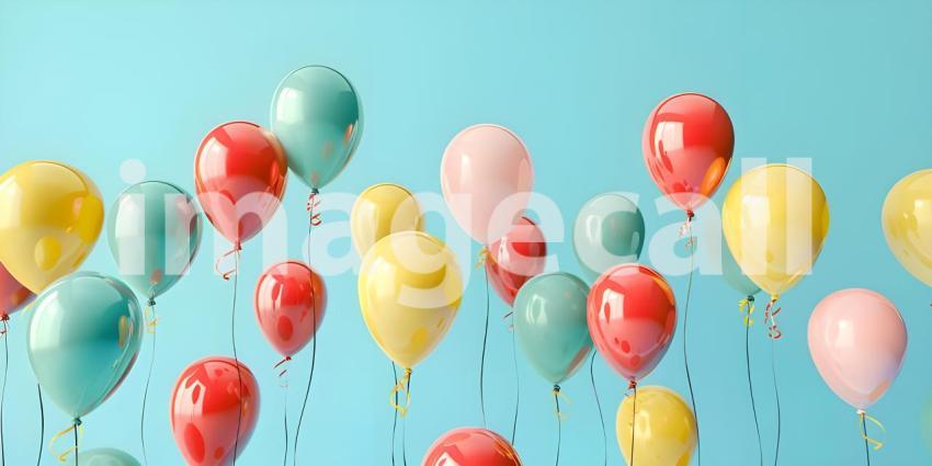 A Kaleidoscope of Joy: A Celebration in Balloons, Floating Dreams: A Bountiful Display of Balloons