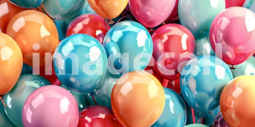 A Kaleidoscope of Joy: A Celebration in Balloons, Floating Dreams: A Bountiful Display of Balloons