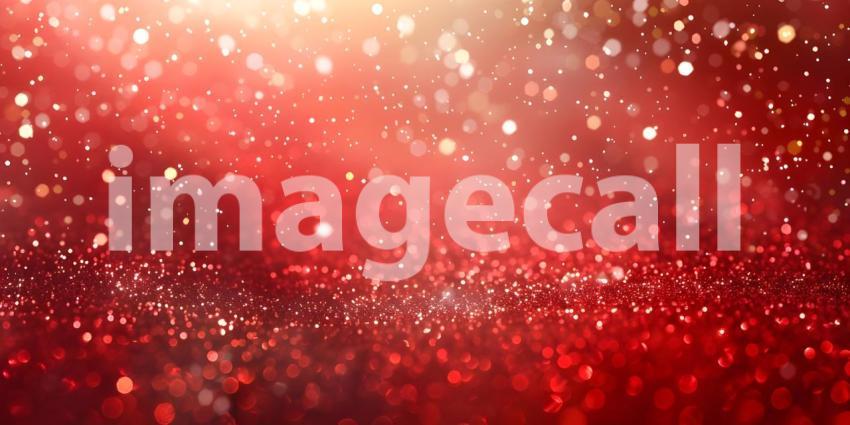 A Dazzling Display of Red Glitter