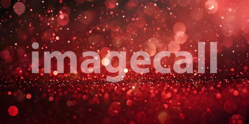 A Dazzling Display of Red Glitter