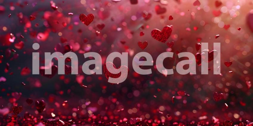 A Dazzling Display of Red Glitter