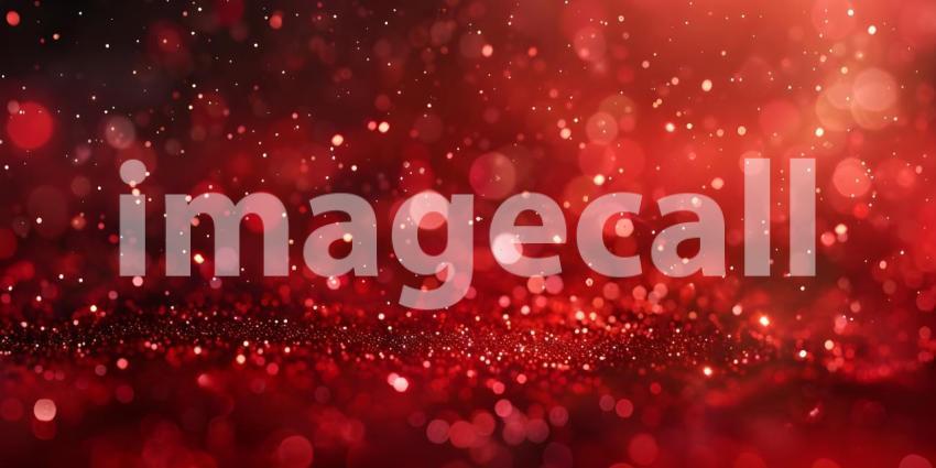 A Dazzling Display of Red Glitter