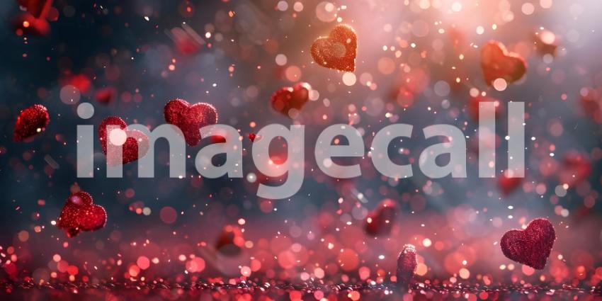 A Dazzling Display of Red Glitter