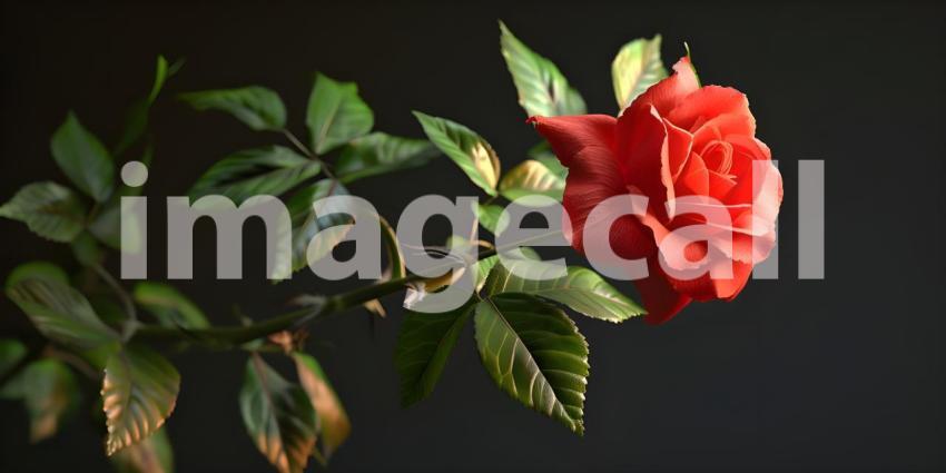 A Delicate Bloom: A Single Rose in Soft Focus