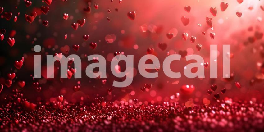 A Dazzling Display of Red Glitter