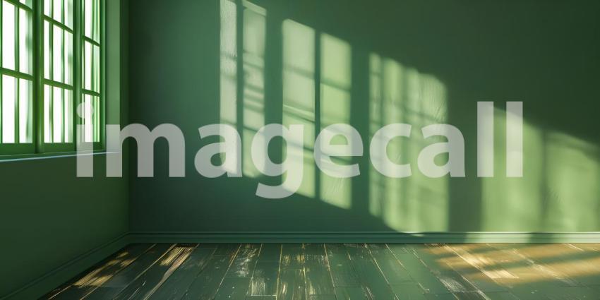 Sunlight Embrace: A Red Room Bathed in Warm Light, The Dance of Light and Shadow: A Playful Red Interior