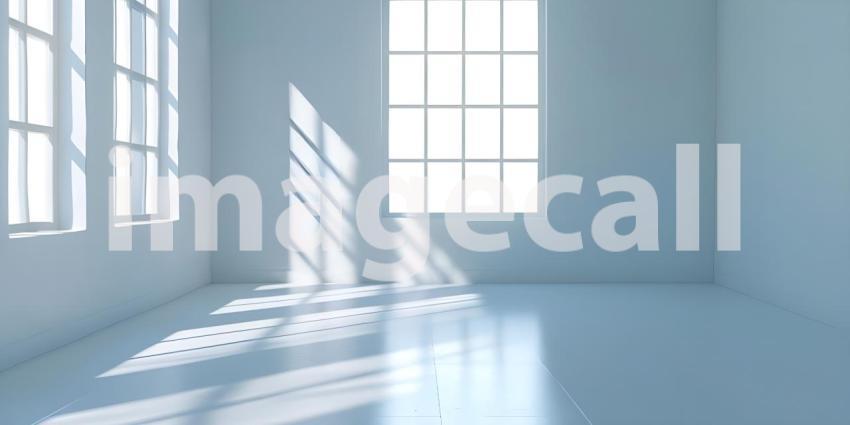 Sunlight Embrace: A Red Room Bathed in Warm Light, The Dance of Light and Shadow: A Playful Red Interior