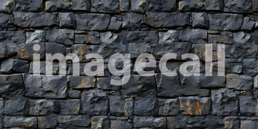 A Tapestry of Stone: A Rugged Wall of Basalt