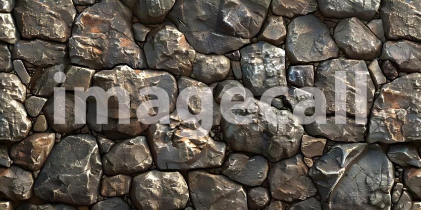 A Tapestry of Stone: A Rugged Wall of Basalt
