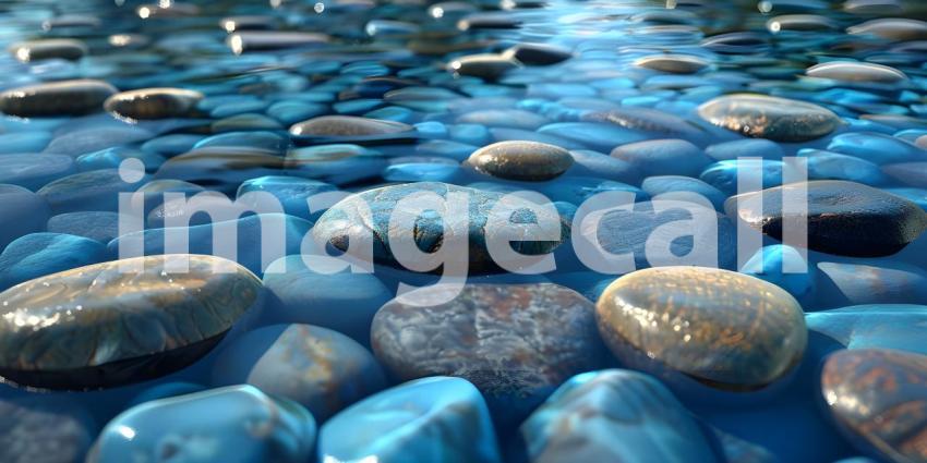 A Tapestry of Smooth Stones Beneath a Crystal-Clear Surface
