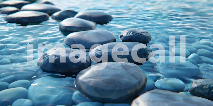 A Tapestry of Smooth Stones Beneath a Crystal-Clear Surface