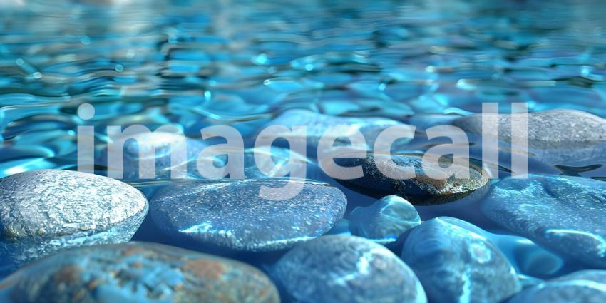 A Tapestry of Smooth Stones Beneath a Crystal-Clear Surface