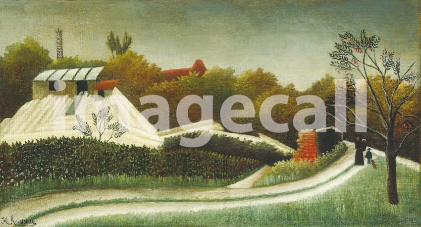 Sawmill, Outskirts of Paris (c  1893 95)