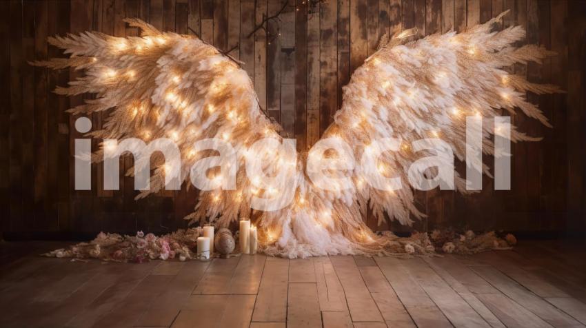 A073 Boho Angel Wings Backdrops (21)