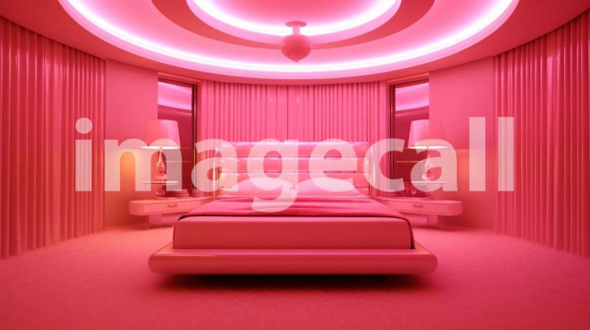 Neon Pink Bedroom (4)