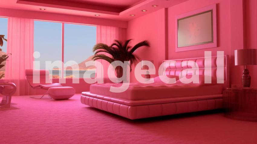 Neon Pink Bedroom (3)