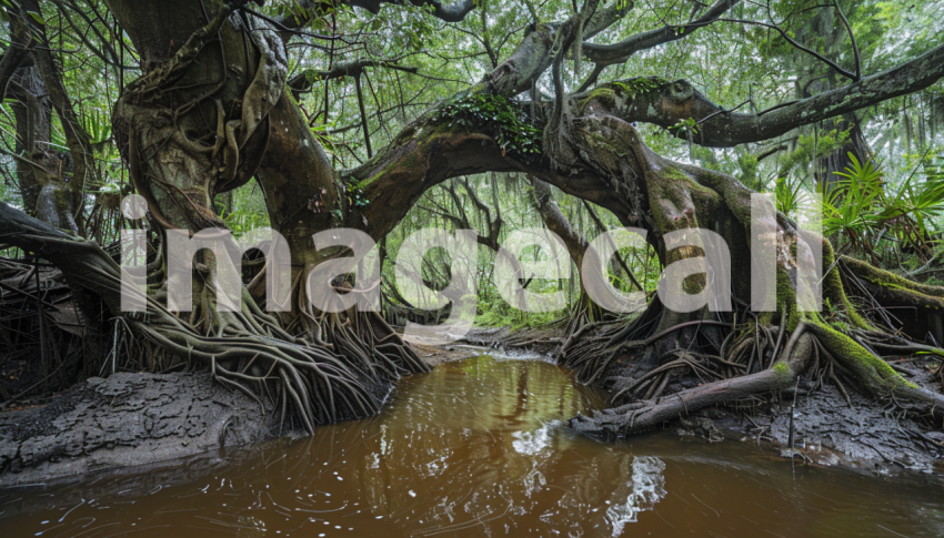 Cspreeti Front view of a massive gnarled tree whose roots for 44e2171e 43bf 4027 98ee f3e6e911e77f 2