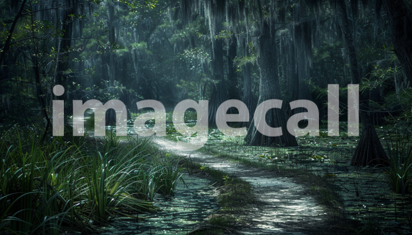 Cspreeti Front view of a narrow meandering path flanked by ee e16076c9 5422 4242 ae76 1caf163e90b2 1