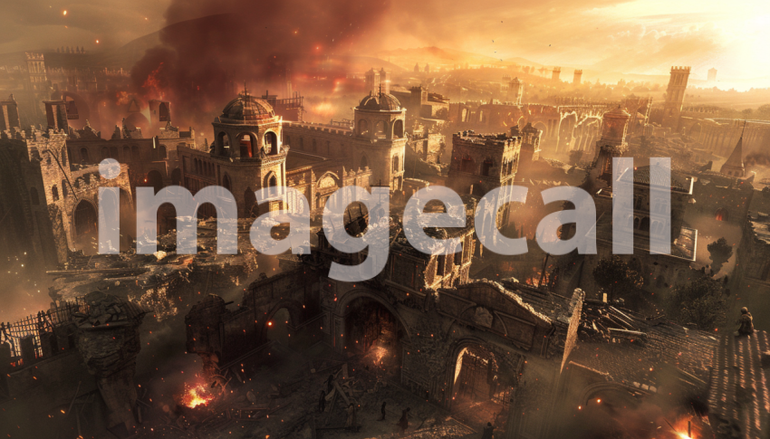 Cspreeti Panoramic view from the highest point of a besieged  d7351274 75bd 4da6 b9dc 34094967fe1c 0