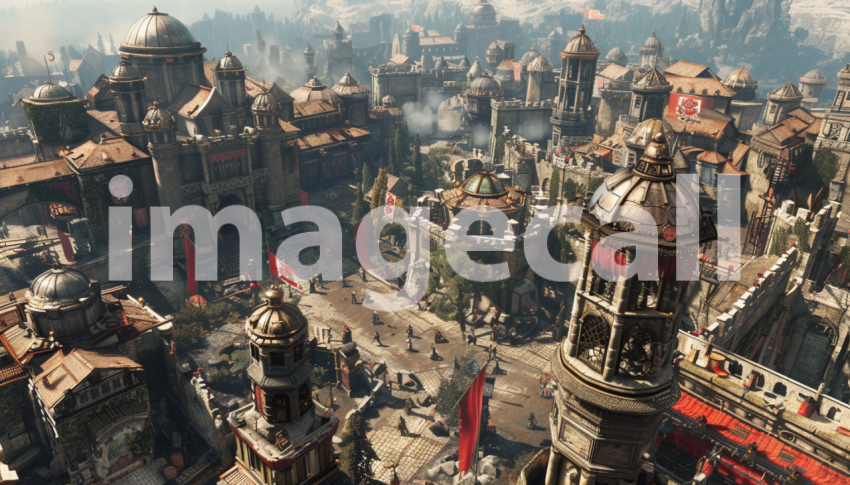 Cspreeti Panoramic view from the highest point of a besieged  d7351274 75bd 4da6 b9dc 34094967fe1c 3