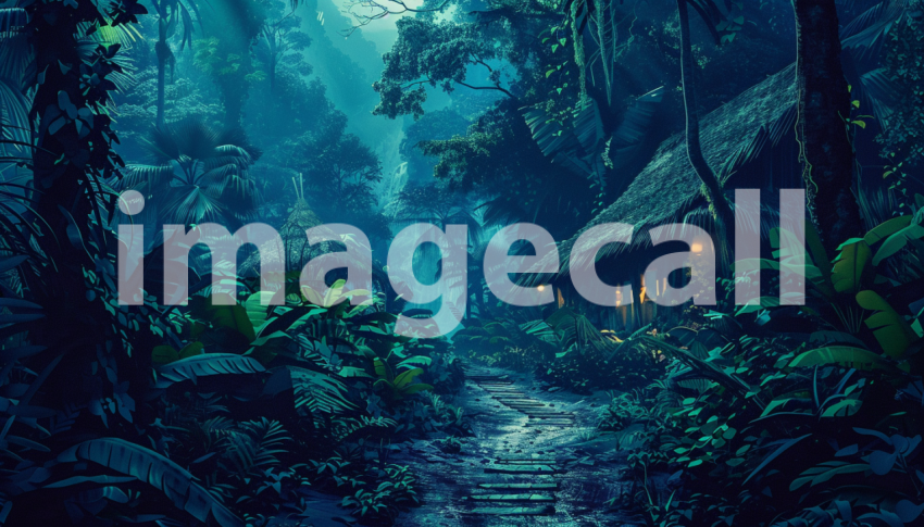 Cspreeti Digital illustration of a secret path leading from t 9baa4661 2d01 420c a168 447cab5bc8eb 1