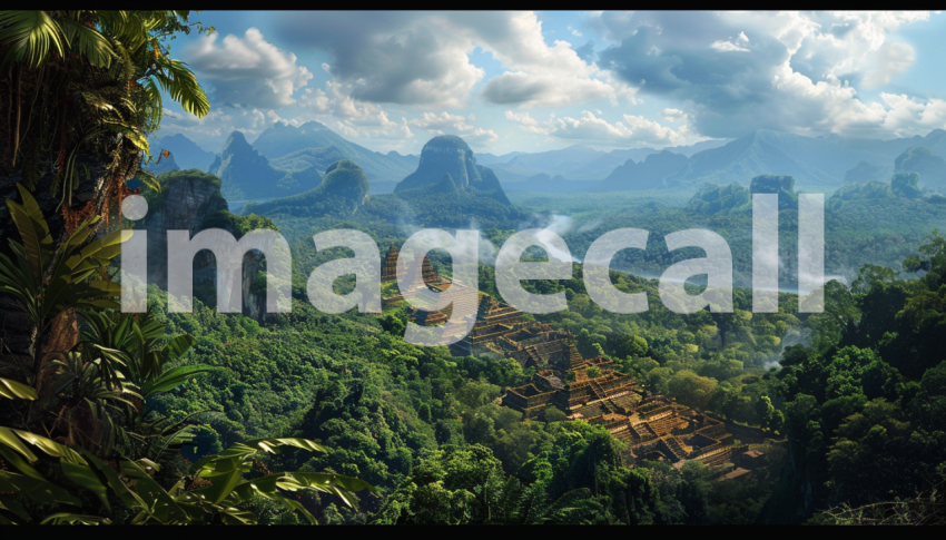 Cspreeti Digital illustration of a panoramic view from the hi 9a10f09e c38a 416d b594 2e83efc5e1ea 0