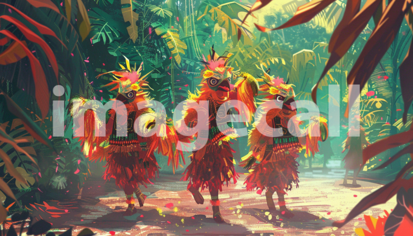 Cspreeti Digital illustration of a local festival where villa 8bbfafeb 4e16 48f9 a752 71b23d111616 3